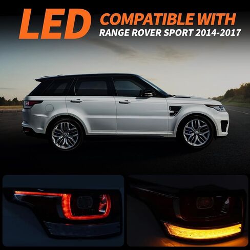 Tail Light Assembly Left Side Compatible with Range Rover Sport 2014-2017 Driver Rear Brake Lamp Taillight LR061589 in Kuwait