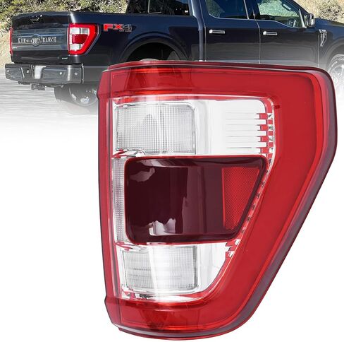 ضوء خلفي مع بقعة عمياء مناسب لـ 2021 2022 2023 Ford F150 XLT TREMOR، مصباح فرامل الهالوجين الخلفي استبدال الضوء الجانبي للراكب الأيمن FO2819159 ML3Z13404C (الوحدة غير متضمنة) in Kuwait