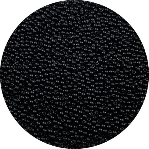 40pcs Acrylic Round Beads for Crafts 20mm Resin Candy Color Spacer Beads with Hole for Jewelry Making Sewing Crafts Decoration Necklaces Bracelets Earrings Supplies(Black) in Saudi Arabia