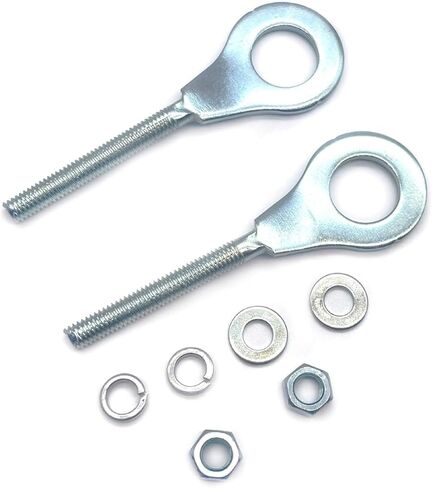 2Pcs Rear Chain Adjuster Tensioner Adjusters For 50CC 70CC 90CC 110CC 125CC CRF50 CRF70 CT70 XL75 XR50 XR70 XR80 XR100 Z50R Z50A Dirt Bike 4 Wheeler Taotao Chain Axle Adjuster (15MM) in Saudi Arabia