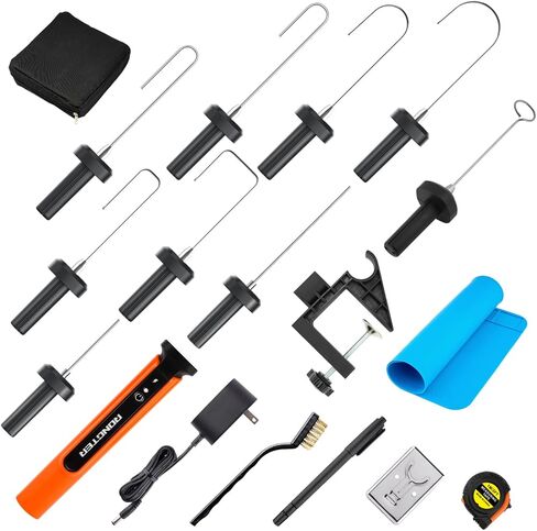 Hot Wire Foam Cutter Pen Set, 9-in-1 Electric Cutter, Cuts Up to 3.75 Inches Thick, Ideal for Crafts and Model Making (9 in 1 orange) in Saudi Arabia