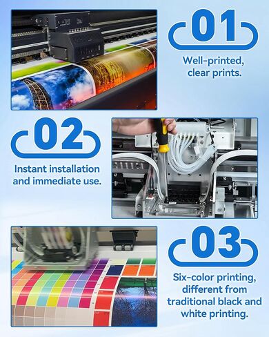 XP600 Printhead Replacement, Print Head for Epson XP600 XP601 XP510 UV & DTF Printer, 6 Color High-Precision Inkjet Easy Install, with 2pcs 29Pin Flexible Flat Cable 60CM, 6pcs Ink Damper 4mm*3mm Tube in Saudi Arabia