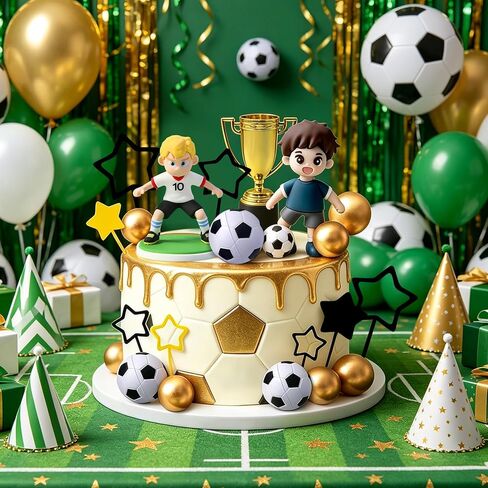 Soccer Cake Topper Soccer Birthday Party Decorations Soccer Party Decorations in Saudi Arabia