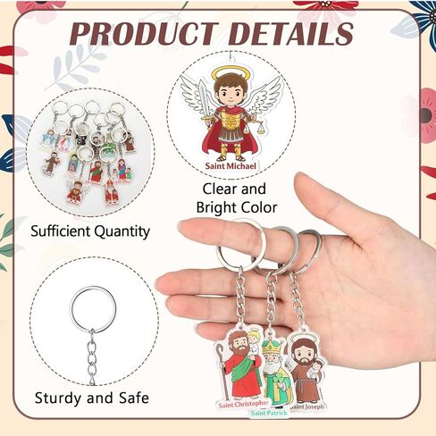 Kenning 36 Pcs Jesus Pens Bulk Christian Gifts Bible Catholic Keychains Little Jesus Pens with Organza Bags Religious Party Favors for Women Men Prayer Office Home Church Party Favors in Kuwait