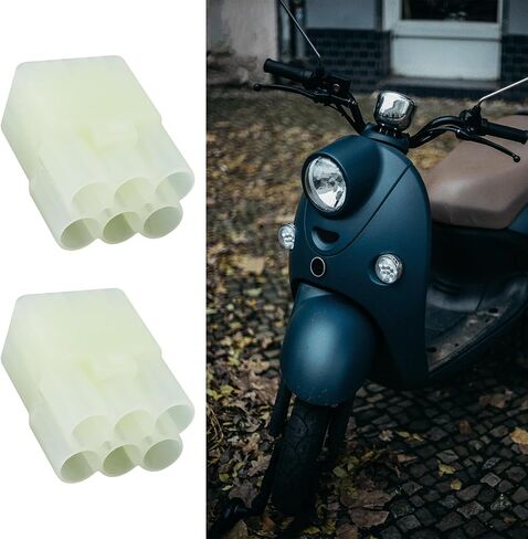 2 Set 6-Way Waterproof Electrical Connector Plug HM 090 MT Compatible with Suzuki Compatible with Yamaha in Kuwait