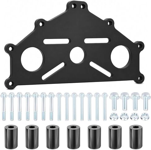 Engine Stand Adapter Plate, Compatible with Chevy LS LT Duramax Engines-Heavy-Duty Mounting Bracket for Professional Mechanics & DIY Enthusiasts in Garage Workshops in Saudi Arabia