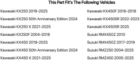 TUSK First Line فلتر زيت 5 عبوات لـ Kawasaki KX450 إصدار الذكرى السنوية الخمسين 2024 in Kuwait