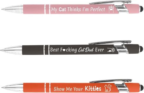 Dogs Dads Father's Day Christmas Valentines Day Birhtday Gifts for Dogs Owners Men Best Dog Dad Ever Pen Dog Dad Gifts for Men Doggy Lovers Ballpoint Pen Set for Male Friends Coworkers in Saudi Arabia