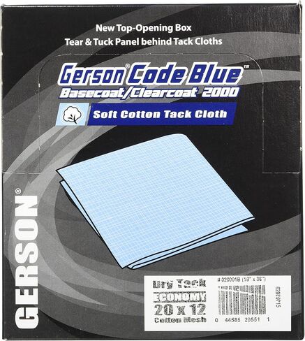 Gerson 20001B 2000 Basecoat/Clearcoat Tack Cloth in Kuwait