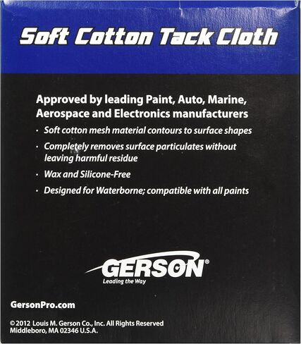 Gerson 20001B 2000 Basecoat/Clearcoat Tack Cloth in Kuwait