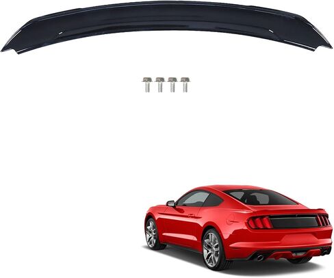 Rear Trunk Spoiler Wing Glossy Black Replacement for 2015-2020 Mustang GT Style in Kuwait
