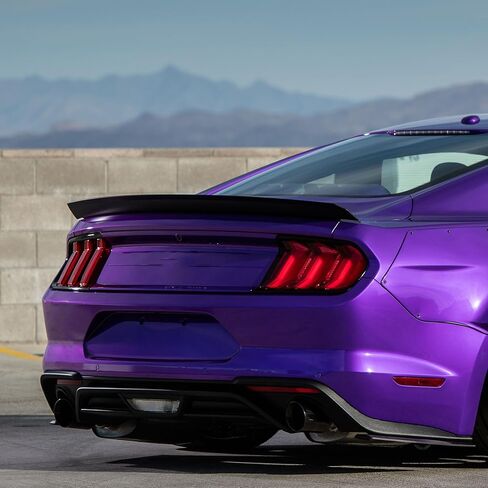 Rear Trunk Spoiler Wing Glossy Black Replacement for 2015-2020 Mustang GT Style in Kuwait