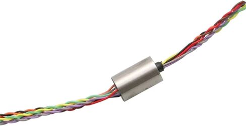 1PCS Dia.7.5mm 8CH 2A Electrical Slip Ring Visual Fishing Anchor Rotating Joint Connector Metal Shell Conductive Slipring in Saudi Arabia