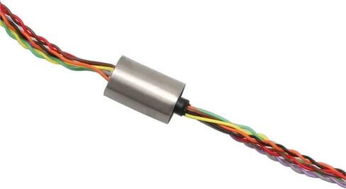 1PCS Dia.7.5mm 8CH 2A Electrical Slip Ring Visual Fishing Anchor Rotating Joint Connector Metal Shell Conductive Slipring in Saudi Arabia
