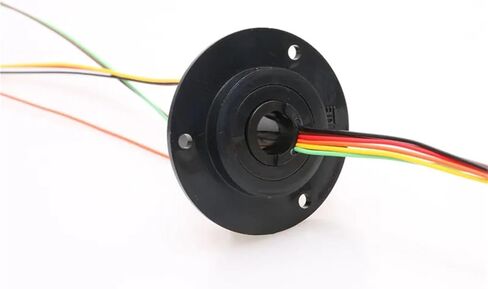1PCS Hole 10mm Through Bore Slip Ring 6CH 2A Collector Ring Joint IP54 Protection Conductive Slipring Unlimited Rotary Connector in Saudi Arabia