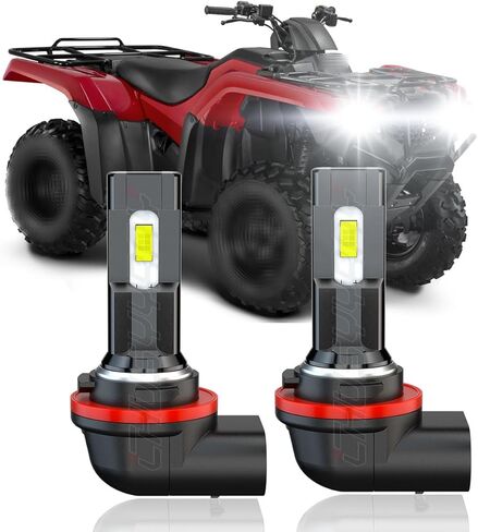 CHUSYYRAY Light Bulbs Compatible with 2014 Honda ATV TRX420 TRX500 Driving LIght 34901-HR3-A21, 12V 40W 6000K White, IP67 Waterproof for Off Road, Pack of 2 in Saudi Arabia