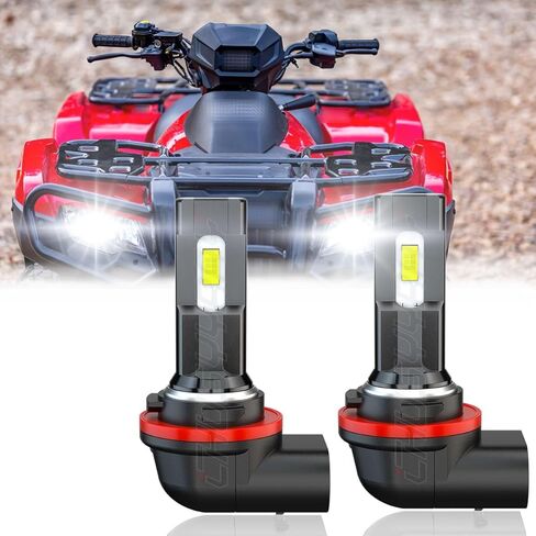 CHUSYYRAY Light Bulbs Compatible with Honda Rancher Rubicon Fourtrax Foreman TRX420 TRX500 Driving LIght 34901-HR3-A21, 12V 40W 6000K White, IP67 Waterproof for Off Road, Pack of 2 in Saudi Arabia