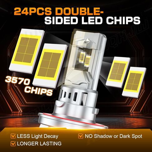 Lights for Dodge Dakota Bulbs Fog Lights 2005 2006 2007 2008 2009, IP68 Waterproof, for Off Road Use Only, Pack of 4 in Saudi Arabia