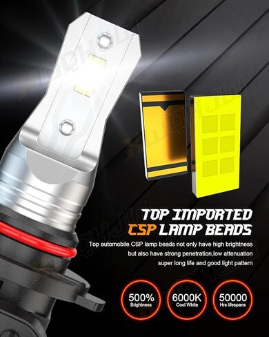 Lights for Dodge Dakota Bulbs Fog Lights 2005 2006 2007 2008 2009, IP68 Waterproof, for Off Road Use Only, Pack of 4 in Saudi Arabia