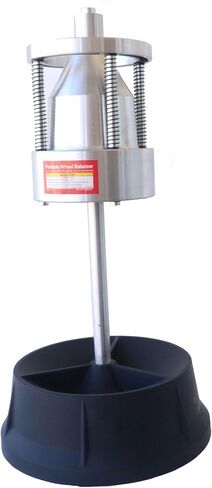 Portable Bubble Wheel Balancer Heavy Duty Tire Balancer with Bubble Level Balancing Wheels for Cars Trucks Black in Saudi Arabia