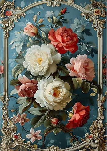 Auremi Skulls Flowers Diamond Art Painting Kits for Adults 5D Halloween Diamond Art Kit for Beginners, DIY Paint with Round Full Drill Animal Diamonds Paintings Animal Gem Art for Home 12X16 Inch in Saudi Arabia
