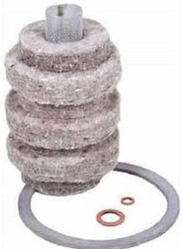 2 pk - 1A-30 General Filter 1A-30 Oil Filter Cartridge Replacement Assembly, Gray Felt Material, Fits Model 1A-25B, 1A-25A, 77B, and 77 Fuel Oil Filter for General Filter - for oil burner Two Pack in Saudi Arabia