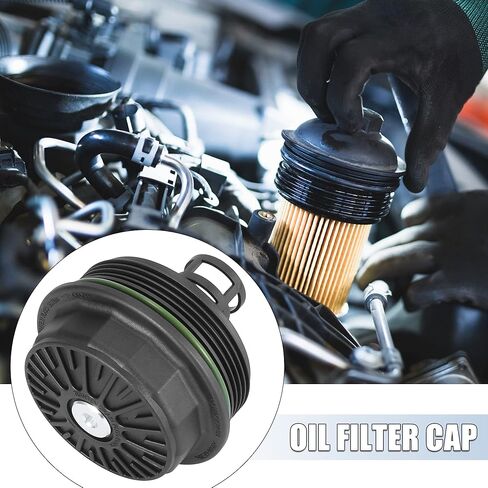 X AUTOHAUX Car Oil Filter Cap Assembly Housing for Ford Escape for Mazda 6 CX-7 Tribute for Mercury 1S7G-6A832-BB 1S7G-6A832-BA in Kuwait