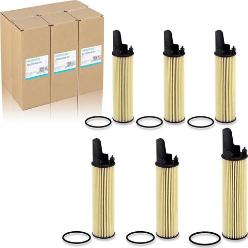 FOCUSFILTER A6541801100 OEM Grade Oil Filter up to 10k Miles, Compatible with 2023-2025 Mercedes-Benz Sprinter 2500 3500 3500XD, 2024-2025 Sprinter 4500, Replaces 6541801100, HU 6020 z (Pack of 6) in Saudi Arabia