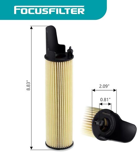 FOCUSFILTER A6541801100 OEM Grade Oil Filter up to 10k Miles, Compatible with 2023-2025 Mercedes-Benz Sprinter 2500 3500 3500XD, 2024-2025 Sprinter 4500, Replaces 6541801100, HU 6020 z (Pack of 6) in Saudi Arabia