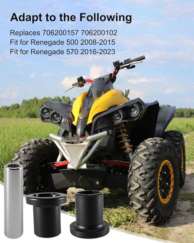 A Arm Bushings Kit Fit for Can-Am Bombardier Outlander Renegade 330 400 450 500 570 650 800 850 1000 2003-2023 Replace 703500875 706202088 in Kuwait