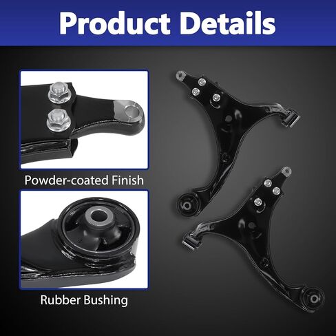 Control Arm, w/Ball Joint Front Lower Suspension Kit Compatible With Kia Forte Forte Koup 2010 2011 2012 2013 in Kuwait