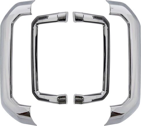 ALMULOO Grill Covers 8Pcs Compatible with 2011-2016 F250 F350 F450 F550 Super Duty Chrome Front Bumper Mesh Grille Covers in Saudi Arabia