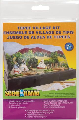 Woodland Scenics SP4133 Scene-A-Rama Teepee Village Kit in Kuwait