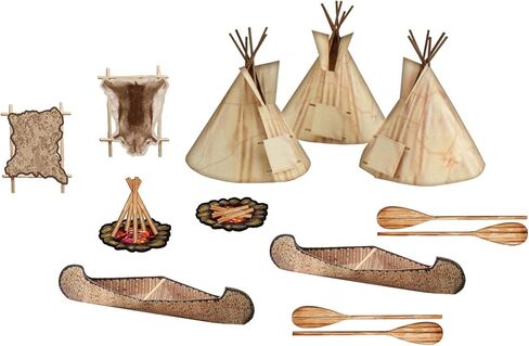 Woodland Scenics SP4133 Scene-A-Rama Teepee Village Kit in Kuwait
