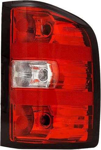 Headlight Taillight Assembly Fit For 2007-2013 Chevy Silverado 1500 2007-2014 Chevy Silverado 2500HD 3500HD Chrome Housing Amber Corner w/Red Taillights Rear Brake Lamp 22853027 22853028 in Saudi Arabia