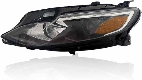 Driver Left Side Headlight Assembly W/Bulbs Compatible With 2019-2025 Chevy Malibu Projector Halogen Headlamp Replacement GM2502498 84650573 84494361 (Driver Side) in Saudi Arabia