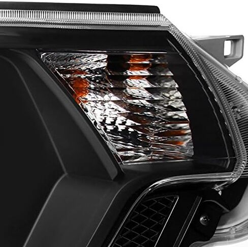 AKKON - For [TRD PRO U-Bar] [Mono-Eye] 2012 2013 2014 2015 Toyota Tacoma LED DRL Projector Black Headlights Pair in Kuwait