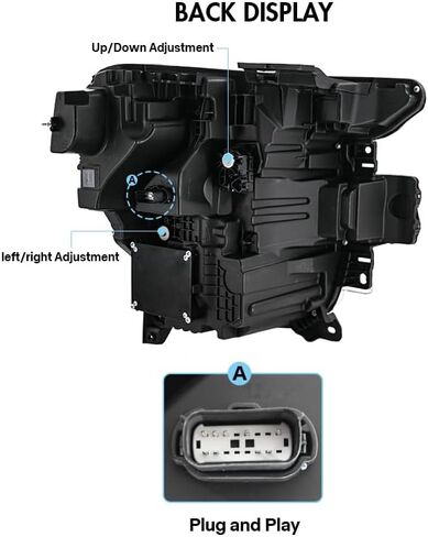 Headlights for F150 F-150 2024-2026 King Ranch/Lariat/Platinum/Raptor with Startup Animation Sequential Turn Signal (Dual Lens) in Kuwait