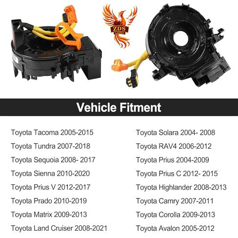 Replacement Fit for 2005-2015 Tacoma, 2007-2018 Tundra,2004-2009 Prius,2008-2013 Highlander, 2009-2013 Matrix, Replaces 84306-0E010 84306-48030 84306-04080 in Saudi Arabia