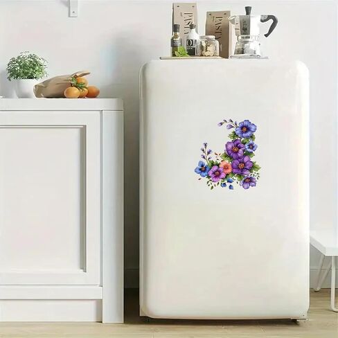 Bouquet Vinyl Car Stickers – 5.5-Inch Waterproof Decorative Decals 2-Pack Durable Bumper Stickers for Vehicles, Laptops Motorcycles Suitcases Refrigerators Walls, Doors Bicycles Easy Application in Saudi Arabia
