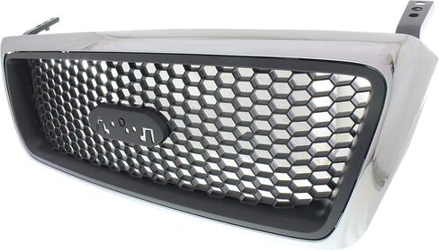 Garage-Pro Grille Assembly for Ford F-150 2006-2008 XLT w/Appearance Package Chrome with Black For Models Without Chrome Package; Honeycomb Grille Replaces# 7L3Z8200CA in Kuwait