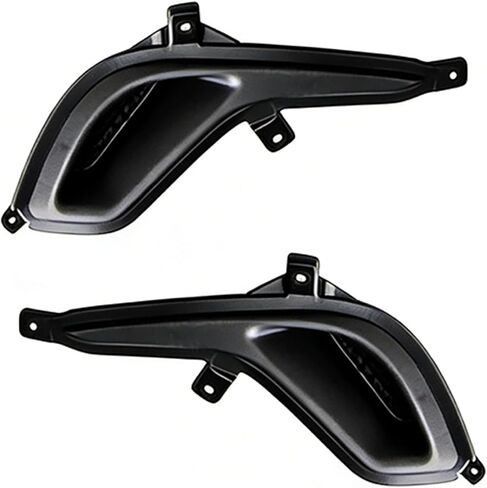 Front Bumper Upper & Lower Grille W/Fog Bezel Compatible with Hyundai 2012 2013 2014 2015 2016 2017 Accent in Kuwait