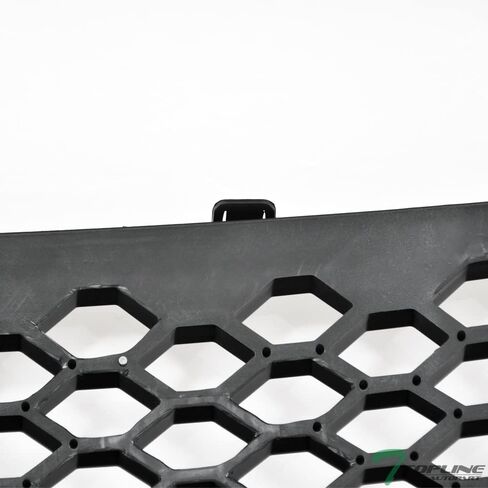 7422444492471 Compatible With 1999 2000-2006 Audi TT 8N Glossy Black RS-Honeycomb Mesh Front Bumper Grill Grille With Emblem Base in Kuwait