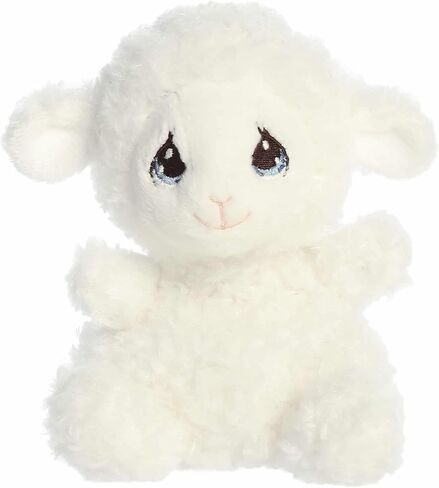 Aurora® Adorable Precious Moments™ Luffie Lamb Palm Pals™ Stuffed Animal - Heartwarming Toy for Comforting Children - for Sentimental Gifts, Birthdays, and Adults - White 5 Inches in Kuwait