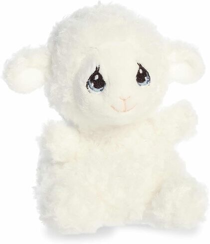 Aurora® Adorable Precious Moments™ Luffie Lamb Palm Pals™ Stuffed Animal - Heartwarming Toy for Comforting Children - for Sentimental Gifts, Birthdays, and Adults - White 5 Inches in Kuwait
