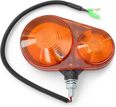 K2871-62620 Tail Light Assembly Compatible with Kubota Tractors BX1860 BX1870 BX1870-1 BX2370-1 BX2660 BX2670-1 BX24 BX25 B26, Replace K2581-62610 K2871-62610 Amber hazard Taillight in Kuwait
