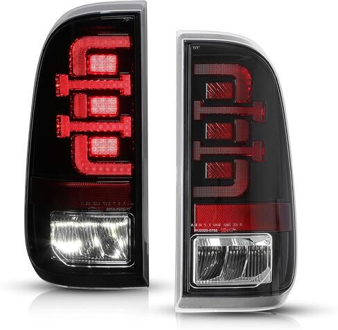 WolfX Sequential LED Tail Lights for 2008 2009 2010 2011 2012 2013 2014 2015 2016 Ford F250 F350 F450 Super Duty, Taillight Assembly Replacement Set Full LED Sequential, Turn Signal, Clear Lens in Kuwait