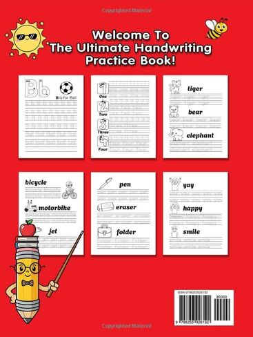 The Ultimate Handwriting Practice Book for Kids 4-8: Learn, Trace, and Practice 400+ Everyday Words to Build Strong Handwriting, Refine Letter Formation, and Strengthen Memory Skills in Kuwait