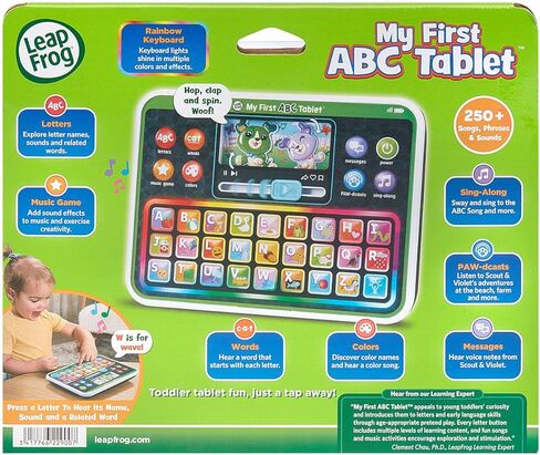 LeapFrog My First ABC Tablet Toddler Learning Toy in Saudi Arabia