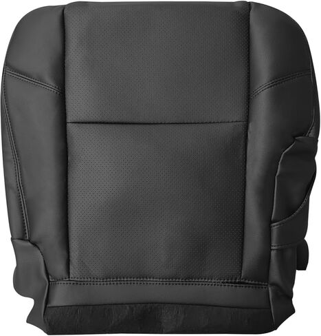 Replacement 2nd Row Driver Bottom Seat Cover Perforated Black Fits for Cadillac Escalade ESV EXT 2007-2011 Microfiber Leather in Saudi Arabia